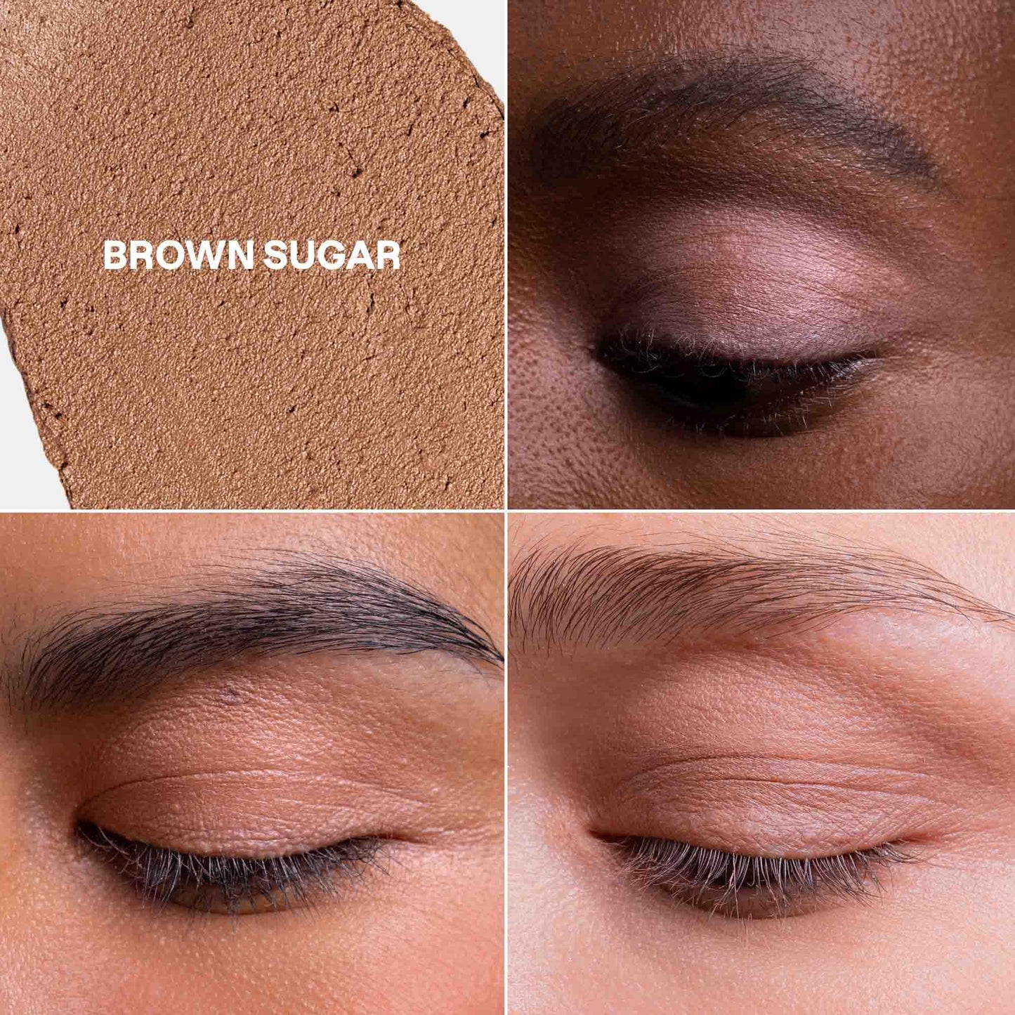 ATTITUDE Oceanly Eyeshadow, EWG Verified, Single Matte Cream Eyeshadow, Plastic-Free, Vegan Beauty and Makeup, Brown Sugar, 0.16