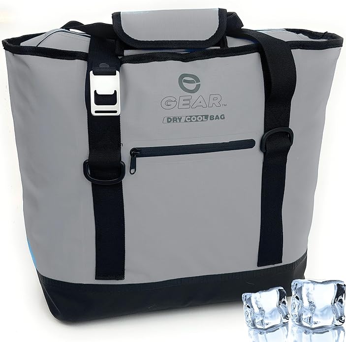 Enthusiast Gear Dry Bag Cooler Tote – Collapsible, Waterproof and Leak-Proof Soft Sided Cooler Bag - Pool, Beach - 20 or 3...