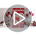 Valentine's Day Candy Heart Photo Prop Selfie Frame Valentine's Day Party Decoration Sweet Candy Conversation Hearts Hangi...