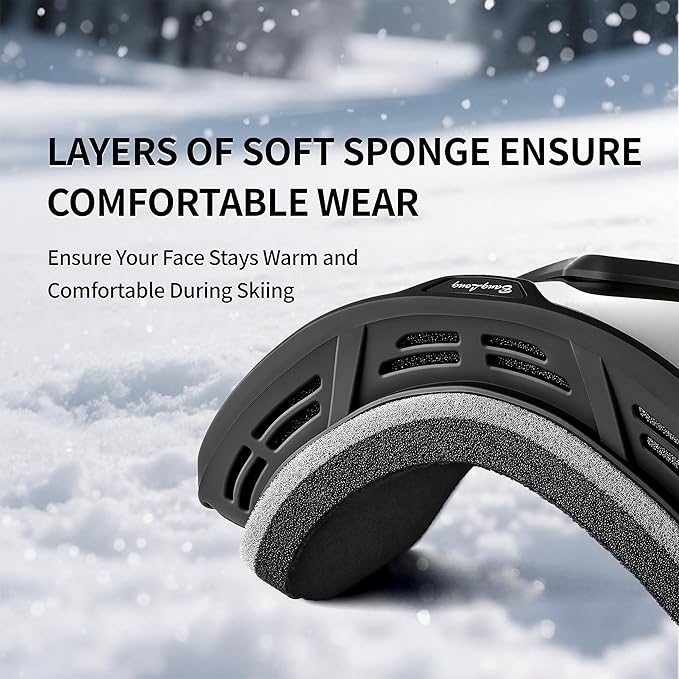 BangLong Ski Goggles, Snowboard/Snow Goggles Anti Fog UV Protection Design for Men Women Skiing, Skating,Snowmobilet,Youth