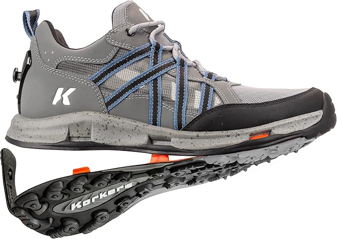 Korkers Men's All Axis Shoe - All Terrain Warm Weather Performance Water Shoe