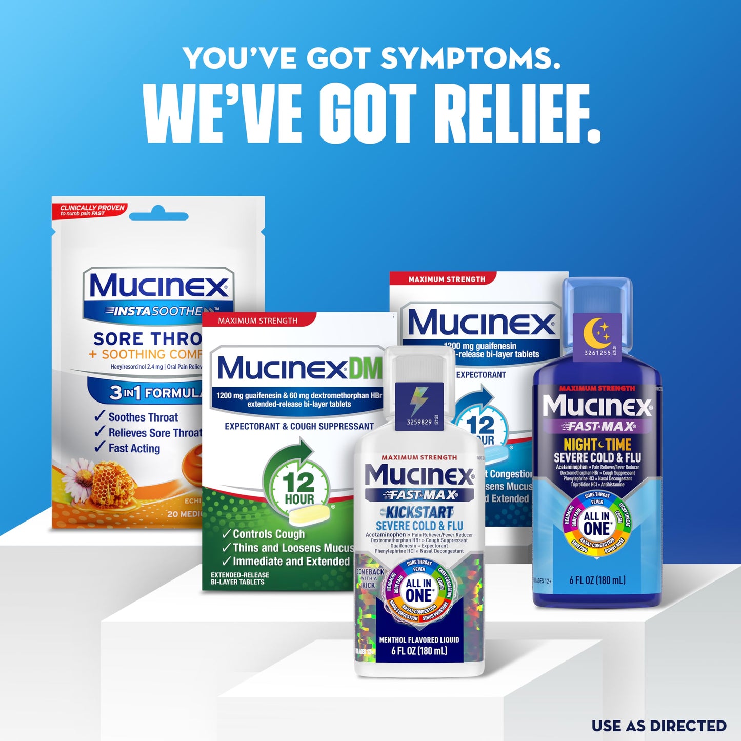 Mucinex 12 Hour Maximum Strength 1200 mg Guaifenesin Extended-Release Tablets for Excess Mucus Relief, Expectorant Aids Excess Mucus Removal, Chest Congestion Relief for Adults, 48 Tablets