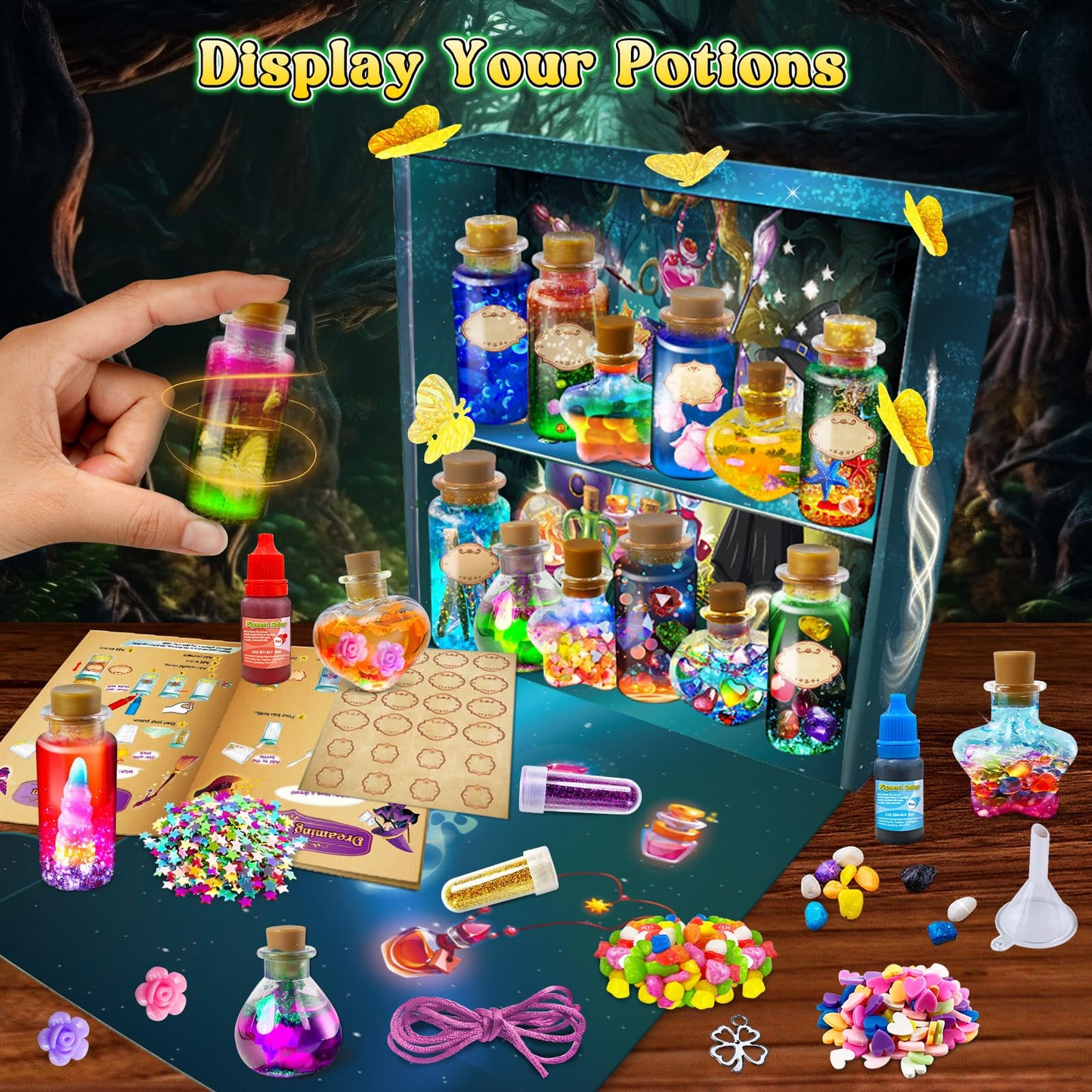 JOPSHEEN Potion Making Kit, Potions Kit for Kids, Christmas Birthday Toys Gifts for Boys Girls