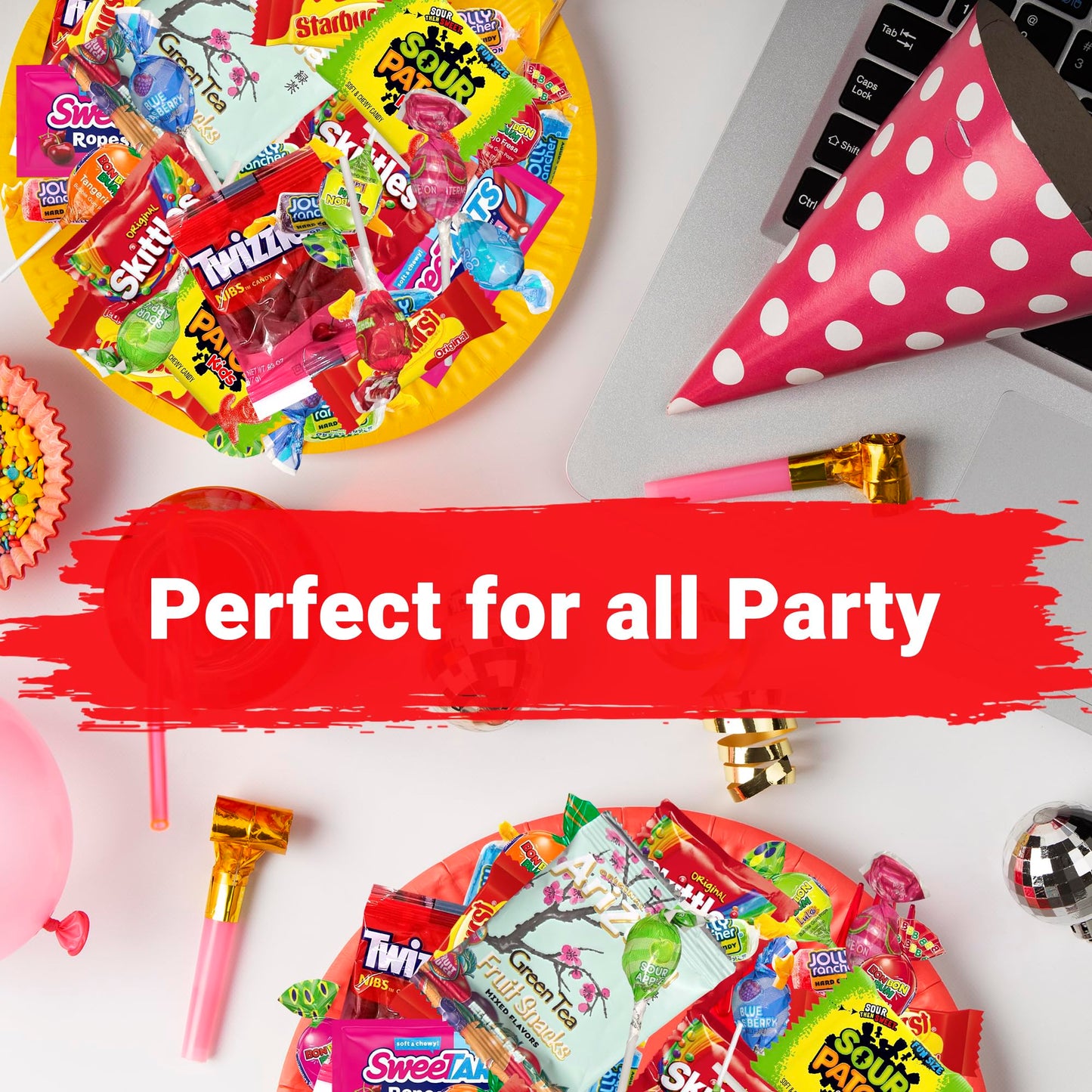 Ultimate Candy Variety Pack – 2 LB of Assorted Fruit-Flavored Candies, Chews & Gummies – Individually Wrapped – Perfect for Parties, Birthdays, Office Treats, Piñatas & Everyday Snacking