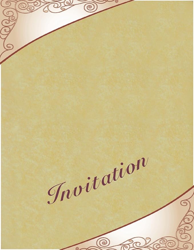 25 Gold Parchment 65lb Cover Weight Paper - 12" X 12" (12X12 Inches) Scrapbook Album|Cover Size - Printable Cardstock Colored Sheets Old Parchment Semblance