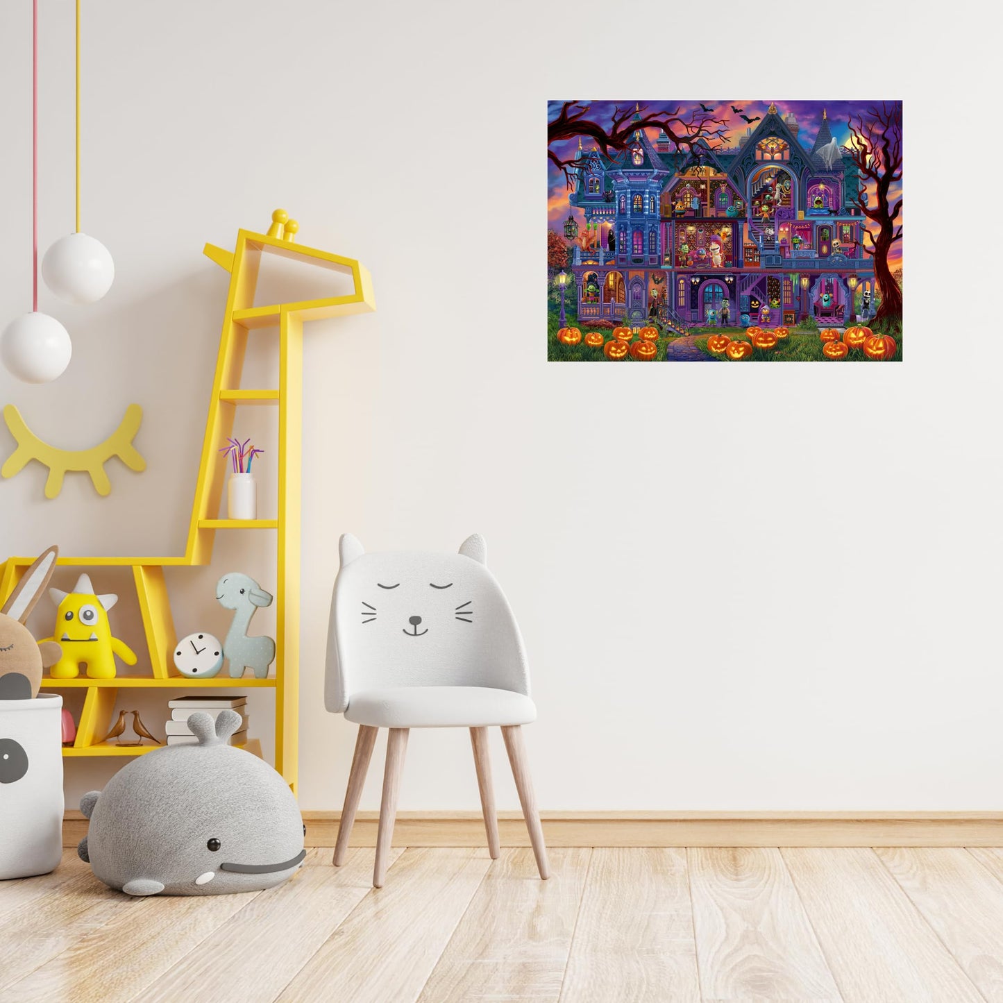 Ravensburger Monster House Party 100 Piece XXL Jigsaw Puzzle for Kids - Every Piece is Unique, Pieces Fit Together Perfectly