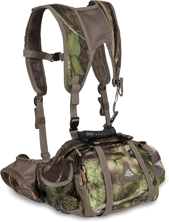 North Mountain Gear Camouflage Premium Harness Pack Lightweight Waterproof Military Hunting Climbing Camping Accessories (...