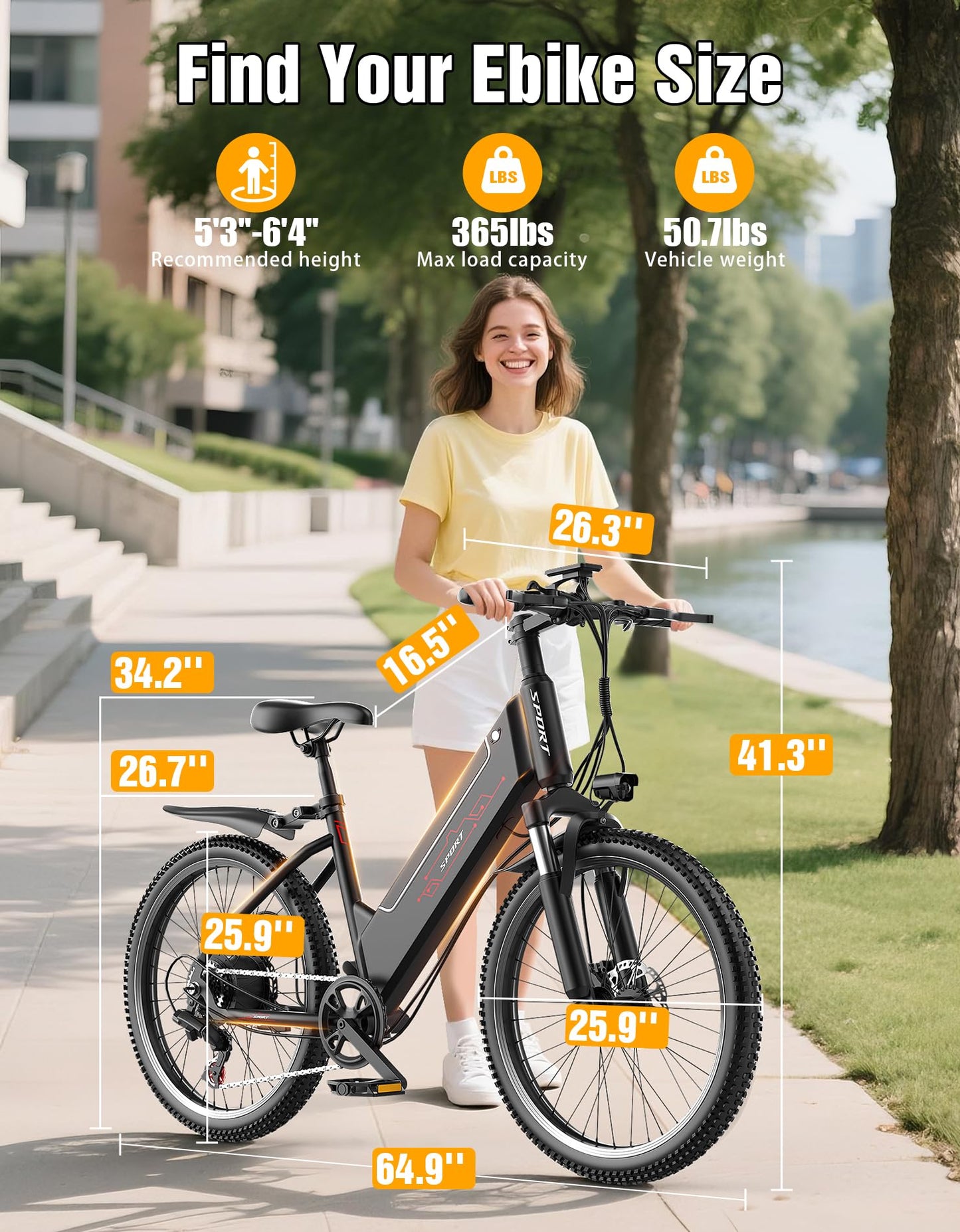 Pikabike Electric Bike for Adults, 1500W Motor Peak Ebike, 480Wh Removable Battery E Bike, Max 65Miles 28MPH, 26" Electric Mountain Bike, 7-Speed & Front Suspension, Electric Bicycle for Commute