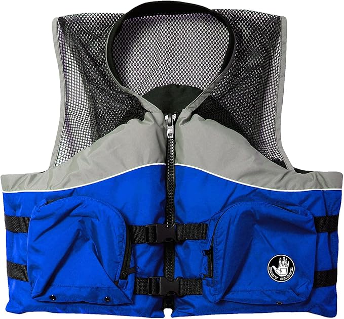 Body Glove Cove Unisex Nylon Fishing Vest - Adult Water Fishing Jacket Vest for Sports Boat Kayak Paddling Use and Safety ...
