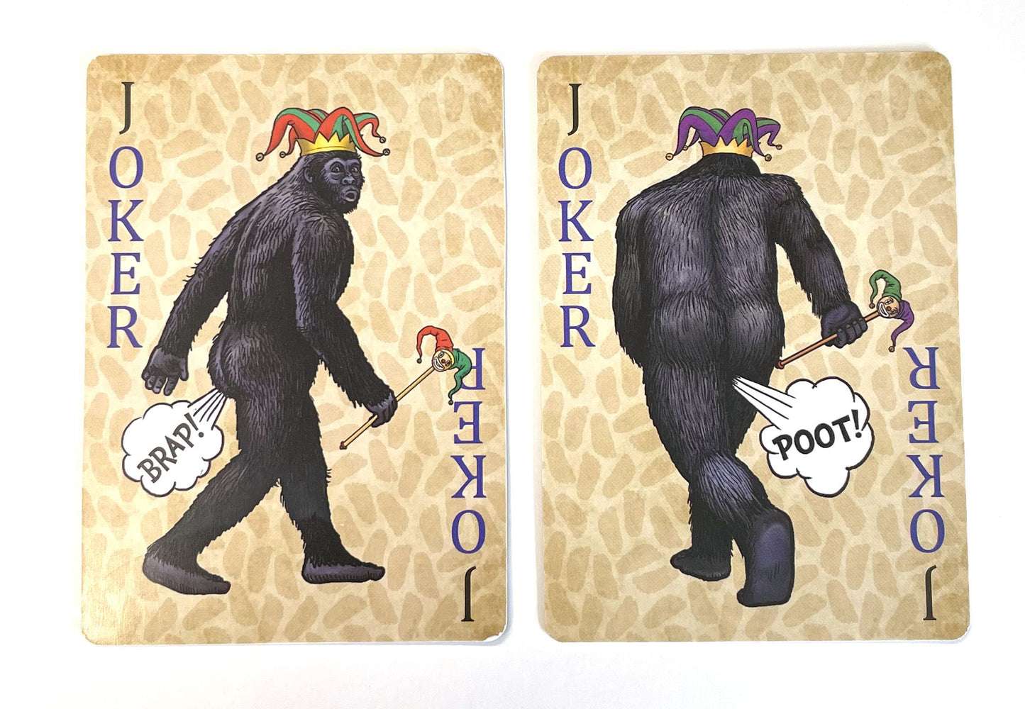 Paradise Cay Publications, Inc. Squatch METALWORKS Bigfoot Playing Cards - Standard 52 Card Deck - Unique and Fun Playing Cards with Illustrations and Facts - Perfect for Sasquatch Enthusiasts