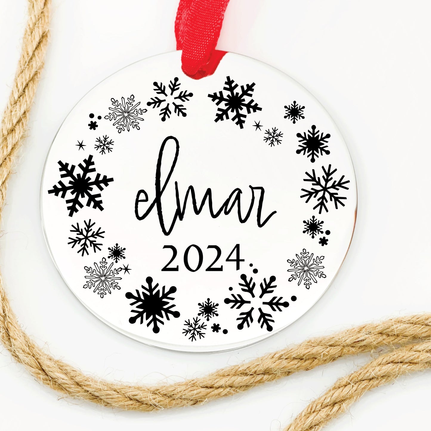 Personalized Name Ornament | Personalized 2024 Name Ornament | 2024 Personalized Name Christmas Ornament | Christmas 2024 Name Ornament NAME-ORN