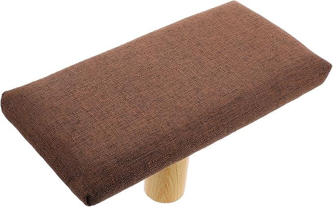 Ergonomic Portable Kneeling Stool with Soft Cushion Small Wooden Prayer Bench for Meditation and Balance Exercises Posture Support Seat for Adults