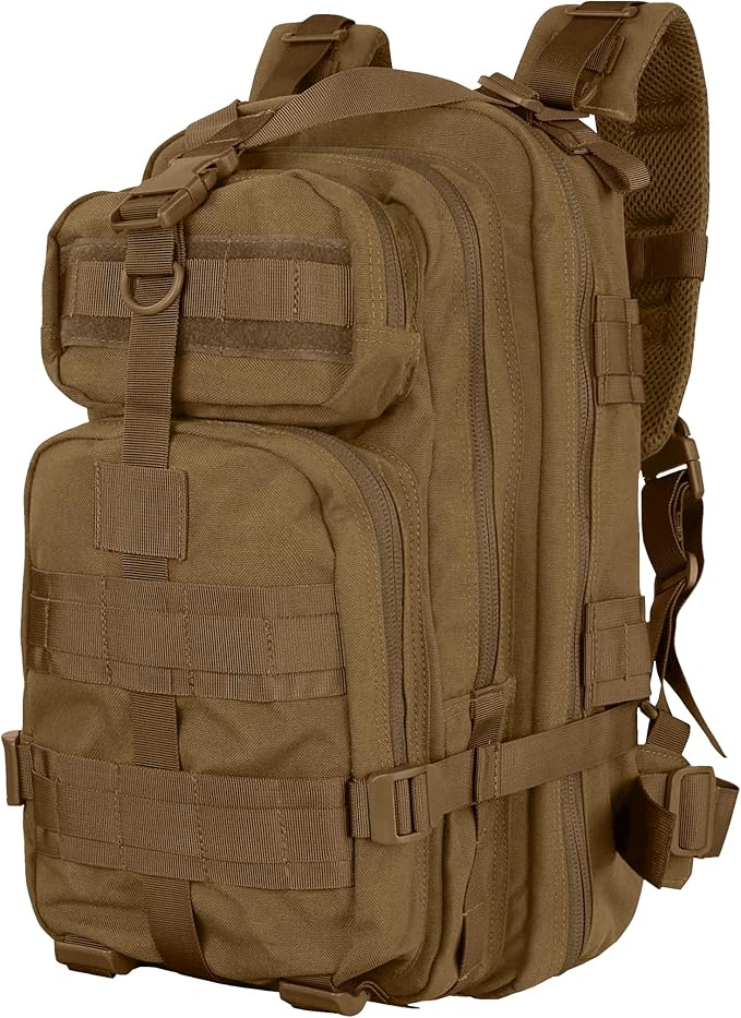 Condor Outdoor Products Compact Company Assault Pack, Coyote Brown