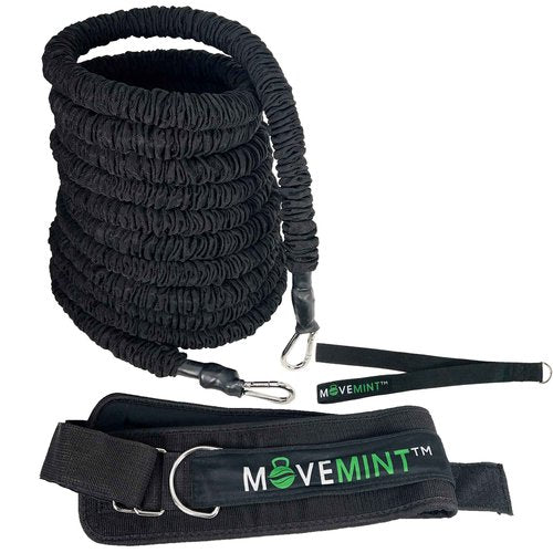 MOVEMINT 110ft Speed Resistance Band Trainer, 90+lbs Strength (Longest in Market)