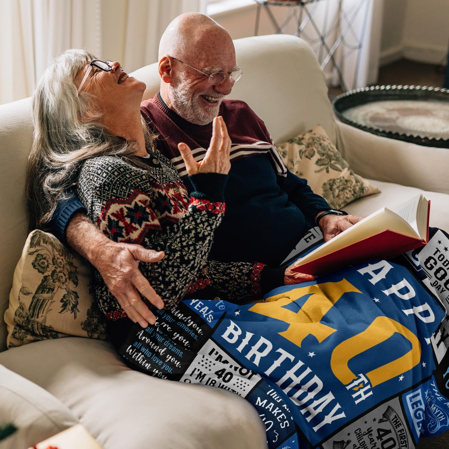 40th Birthday Gifts Men, 40th Birthday Gifts for Men Unique, 40 Year Old Birthdays Gift for Man, Funny 1985 40 Year Old Birthdays Gift for Man Ideas Blanket 50"X60"