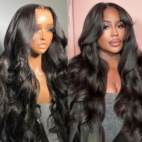 Olimaruly 18 Inch Body Wave Wig: Human Hair, 5x5 HD Lace Closure, Glueless, 180% Density, Wig Lace Front, Ready to Wear