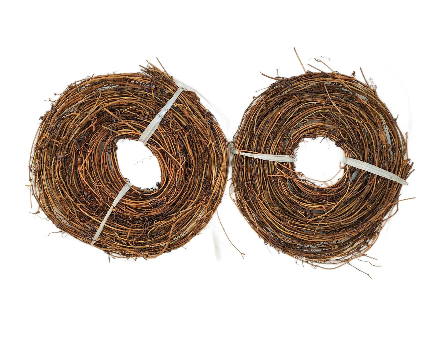 DIY Crafts Natural Grapevine Twig Garland Wreaths Decor 15-Feet for Wedding House Holiday Door Wall Decor (2PCS Green)