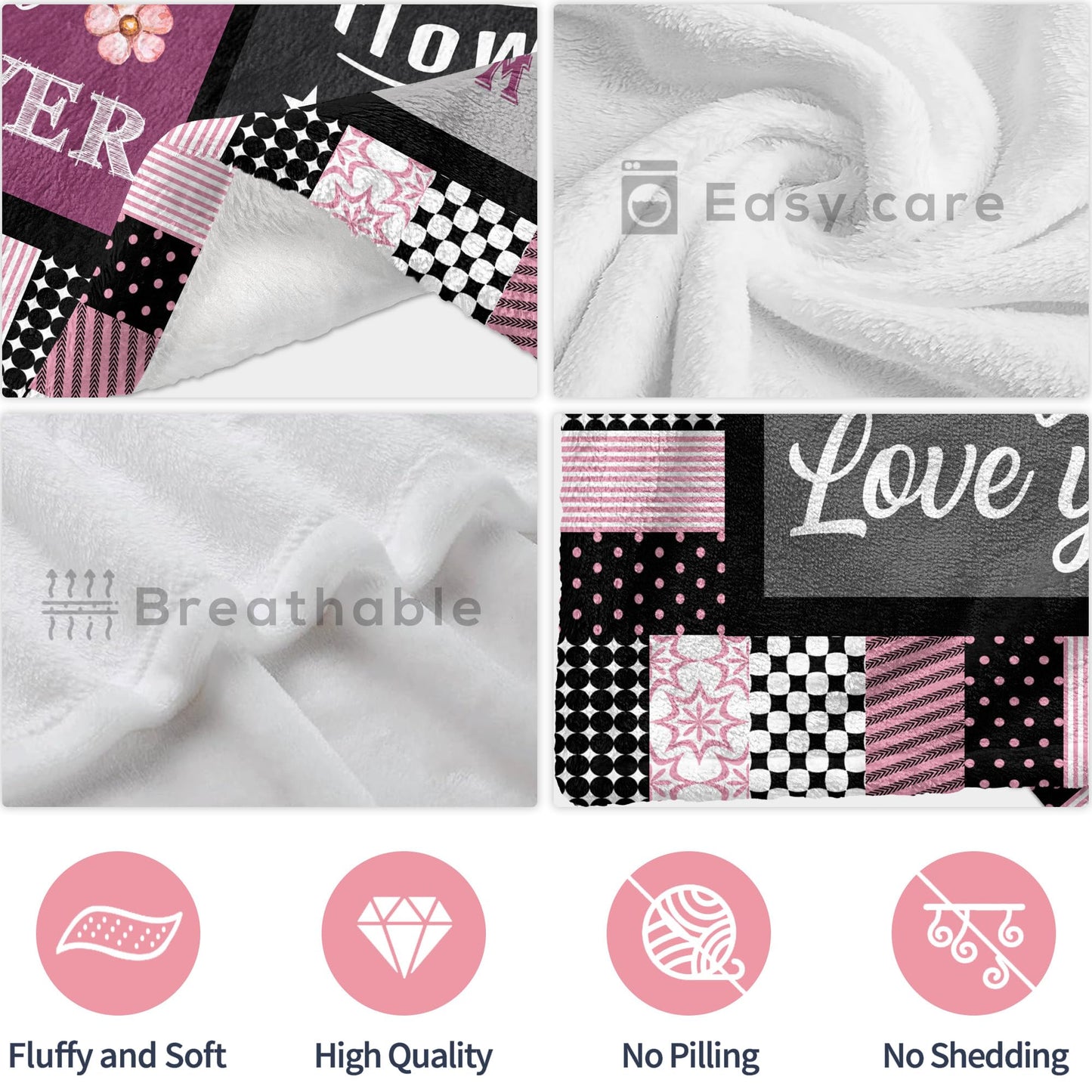 Spwasplo Gifts for Sister Blanket from Sisters Brother - Sister Mothers Day Christmas Birthday Gift Adult - Ultra Soft Plush Throw Present Ideas for Bedding Sofa - 60"x50"