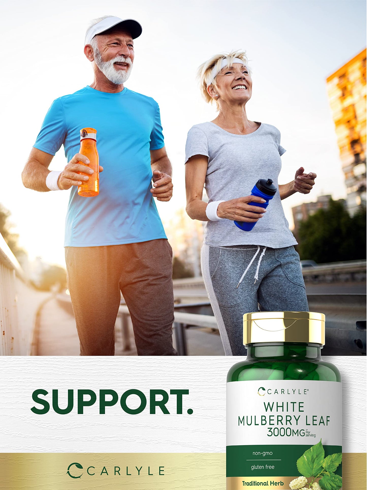 Carlyle Mulberry Leaf Extract | 3000mg | 100 Capsules | Non-GMO and Gluten Free Herbal Supplement