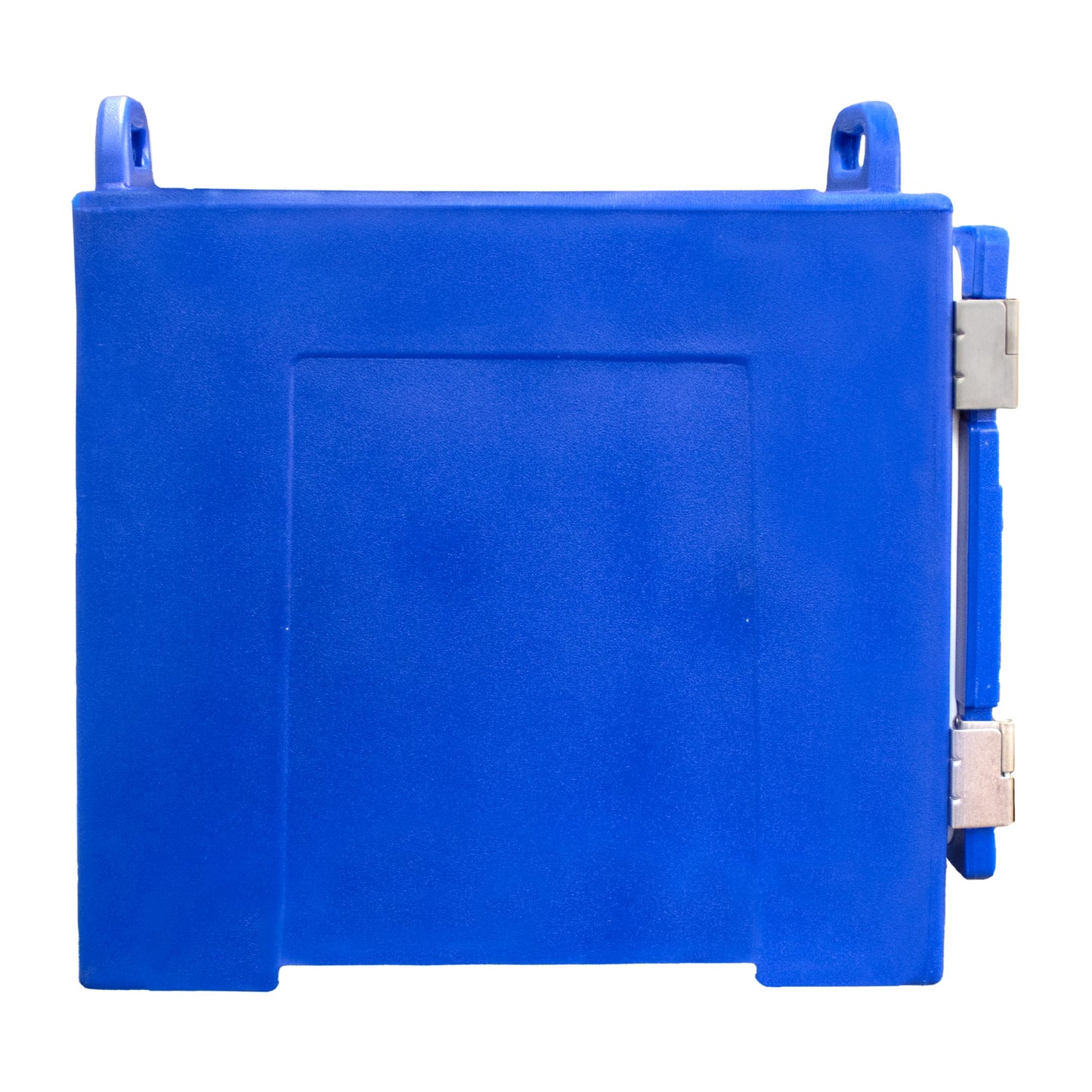 Carlisle FoodService Products Insulated Food Pan Carrier and Warmer, Cateraide Front-Loading Hot Box with Handles, Holds 5 Full or 10 Half 2.5" Pans (Sold Separately), PE Shell, PU Insulation, Blue