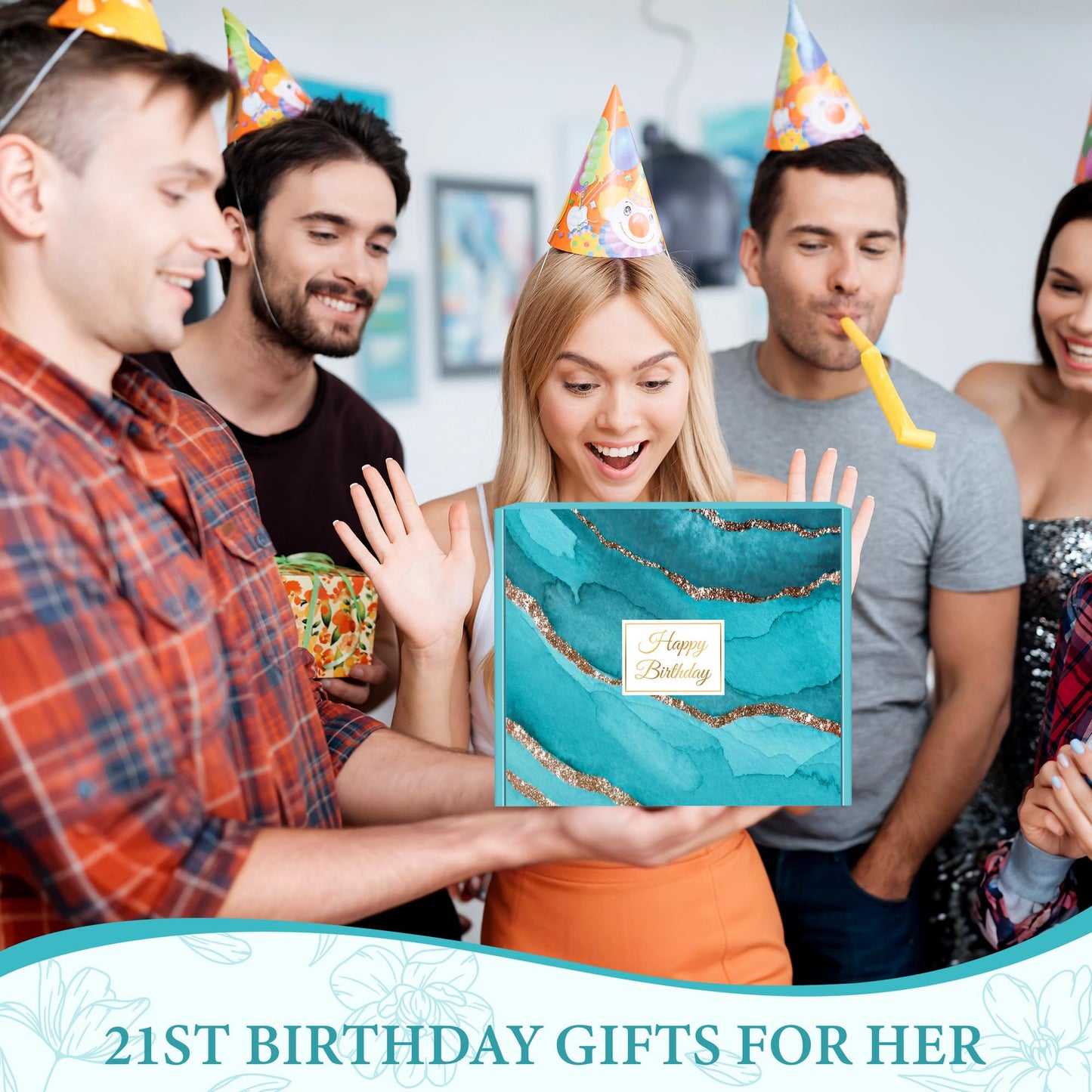 21st Birthday Gifts for Her 21 Year Old Birthday Gifts for Her Cool Fabulous Gift for 21 Year Old Female 2004 Gift Ideas for Girl Happy 21st Bday Decorations Basket with Tumbler Bag for Women Daughter