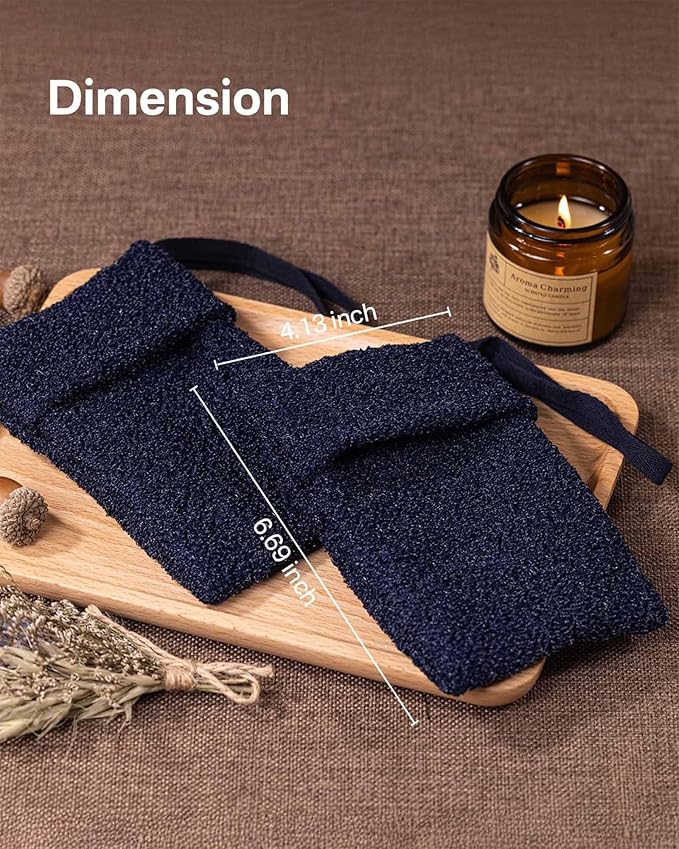 Yiclick Soap Savers for Bar Soap, Soap Bags for Soap Bars, Soap Loofah Pouch, Bar Soap Holder for Shower Bath, Soap Loofah Sponge, Soap Mesh Net Sock Exfoliating Body Scrubber Washcloth Cloth