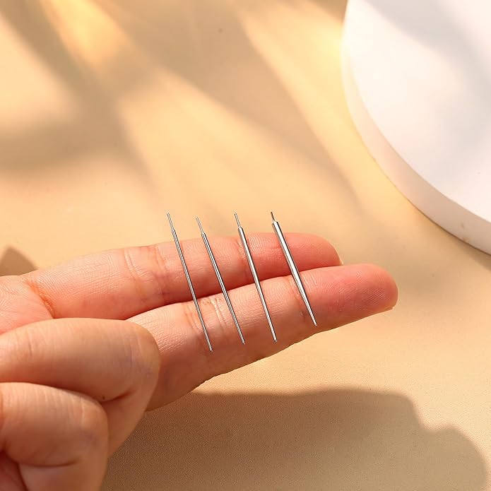 Piercing Taper Ball Grabber Tool for Changing Jewelry - 14G 16G 18G 20G Stainless Steel Flat Back Earrings Applicator Tool Threadless Insertion Pin Thread Body Piercing Kit for Ear Nose Lip