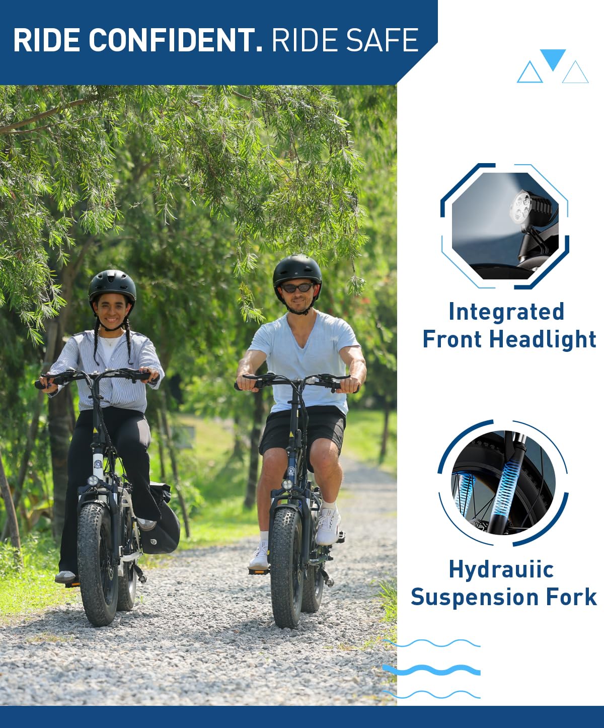 Hiboy EX6F Folding Electric Bike for Adults – 750W Motor, 20x4.0 Fat Tires, Removable Battery, 7-Speed, LCD Display, Phone Mount for Commuting & Adventure (White)