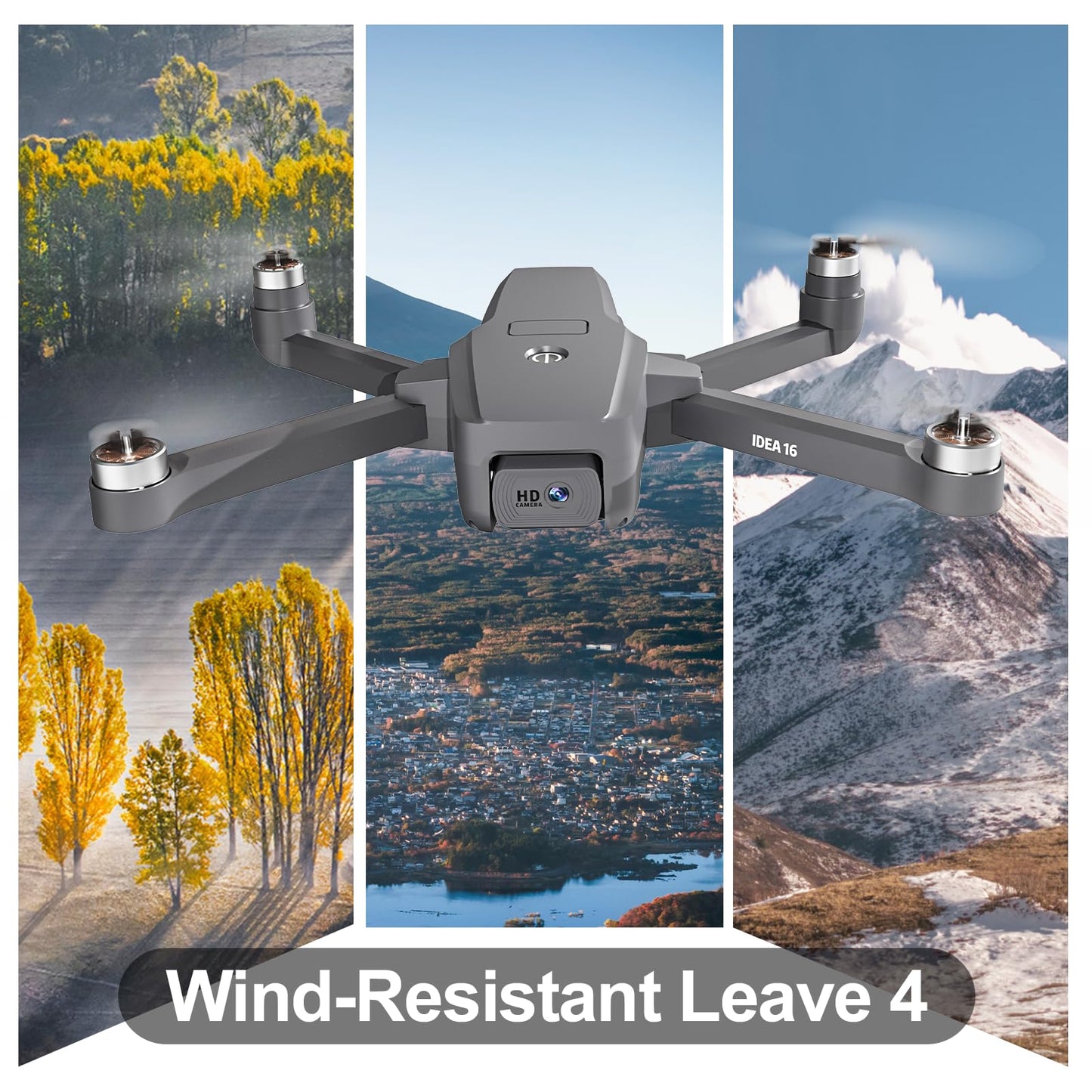 TTROARDS 16P Brushless Motor Drone with 1080p Camera for Adults 5G Wifi Adjustable Lens One Touch Takeoff/Landing Altitude Hold Mini Foldable Drone with 2 Batteries RC Quadcopter Toys Gift for