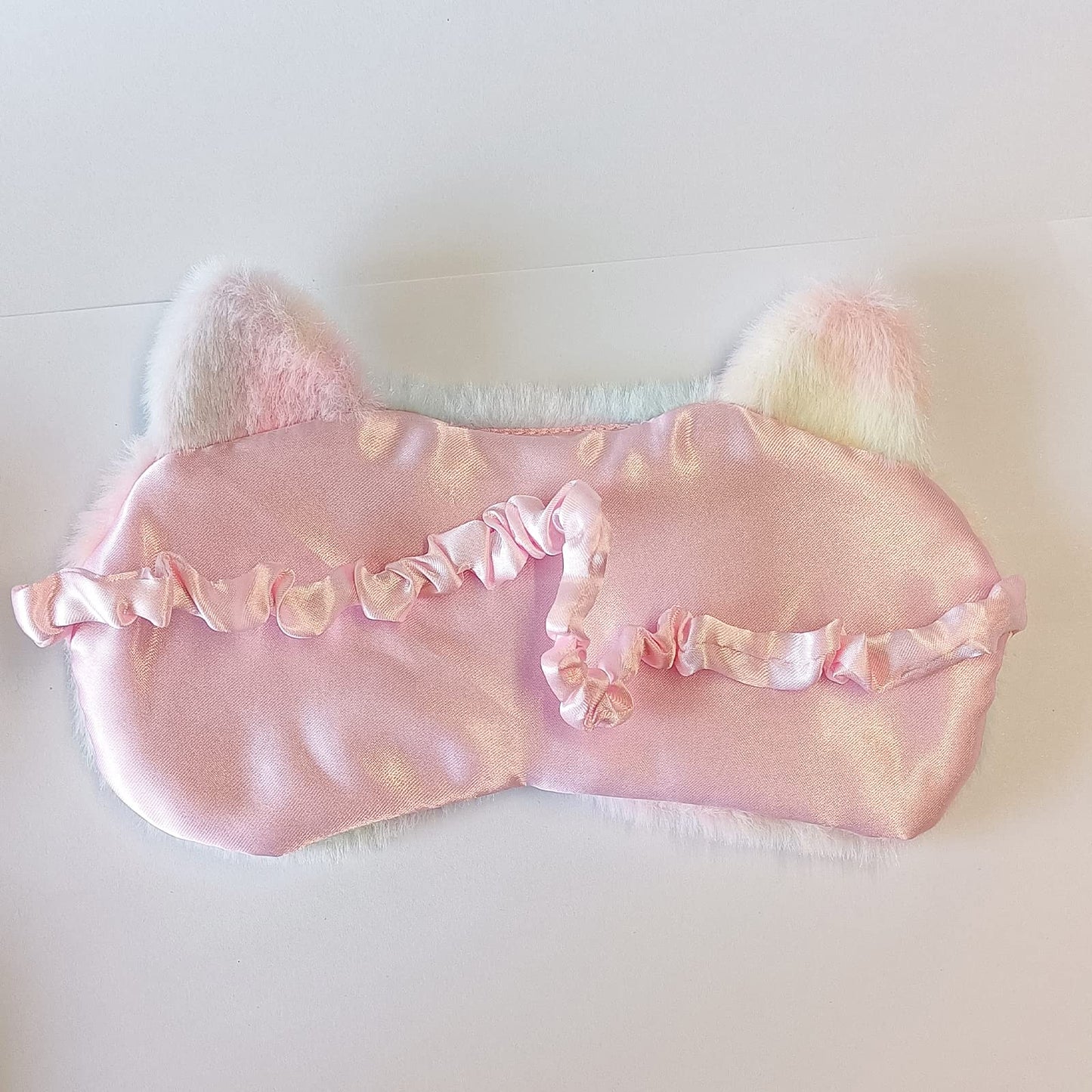 Cute Animal Sleeping Mask Soft Plush Blindfold Cute Rabbit Panda Koala Eye Cover Eyeshade for Kids Teens Girls Women (Big Eyes Cat)
