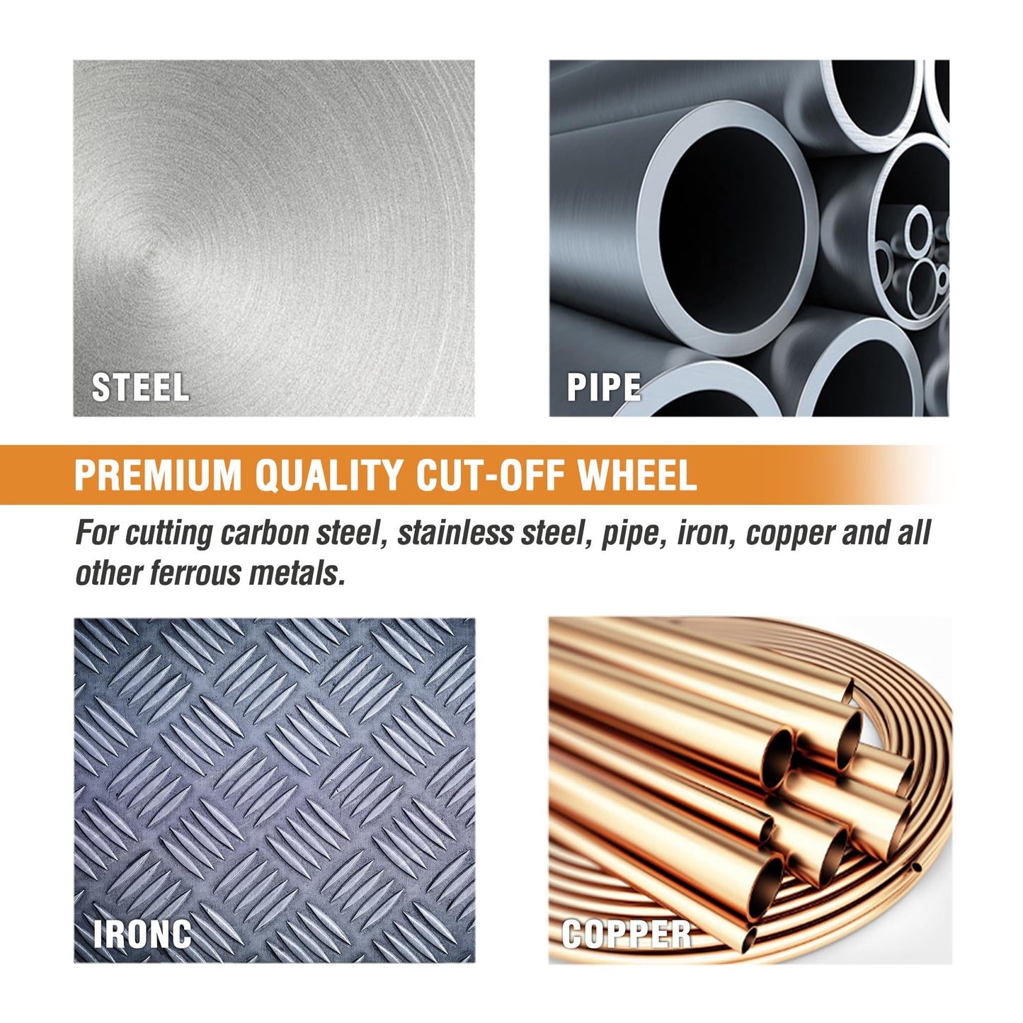 WORKPRO 20-Pack Cut-Off Wheels, 4-1/2 x 7/8-inch Metal&Stainless Steel Cutting Wheel, Thin Metal Cutting Disc for Angle Grinder