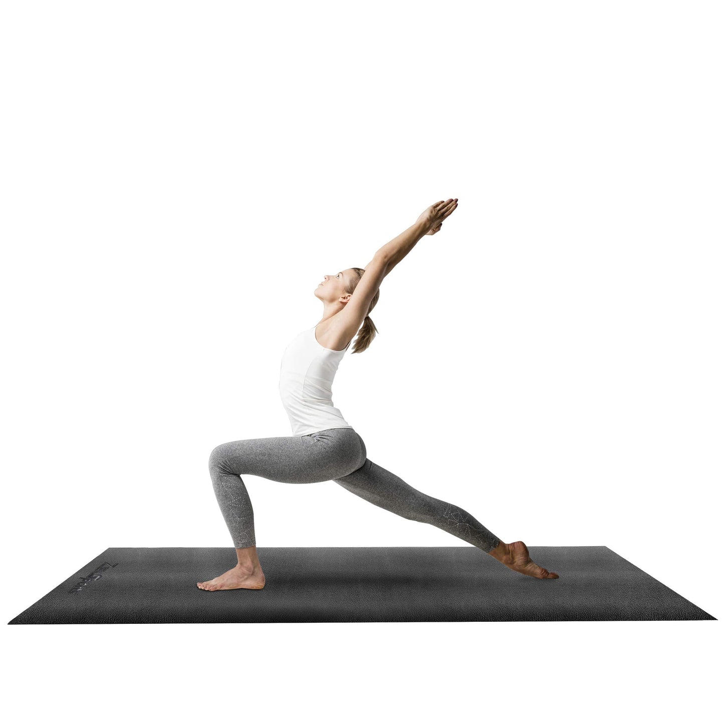 ZENY Exercise Equipment Mat 96''x38'', Exercise Bike, Elliptical, Treadmill Mat, Bike Trainer Pad for Gym Equipment Floor Protector