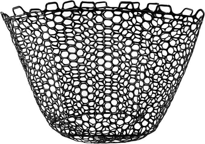 Alwonder Fishing Nets Silicone Replacement Netting, Clear Black Fly Ice Fishing Net Landing Kayak Nets Without Handle for ...