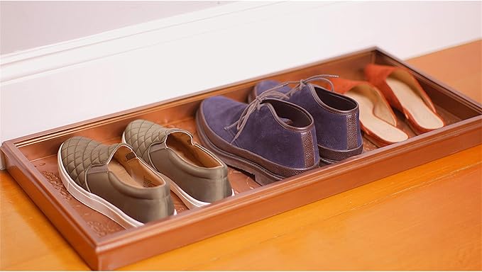 Good Directions 204VB Medallions Tray, Plants, Pet Bowls, and More Boots, Shoes, Storage, and More, Copper Large