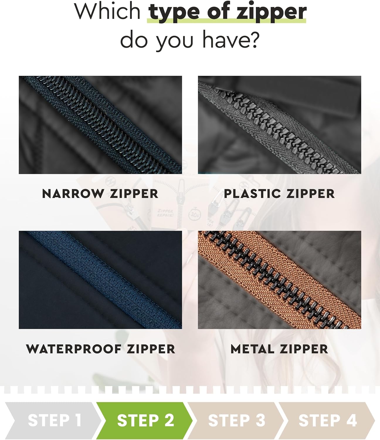 ZlideOn Zipper Pull Replacement - Black, Waterproof Multipack (2 Pieces) - Instant Zipper Replacement Slider for Waterproof Zippers