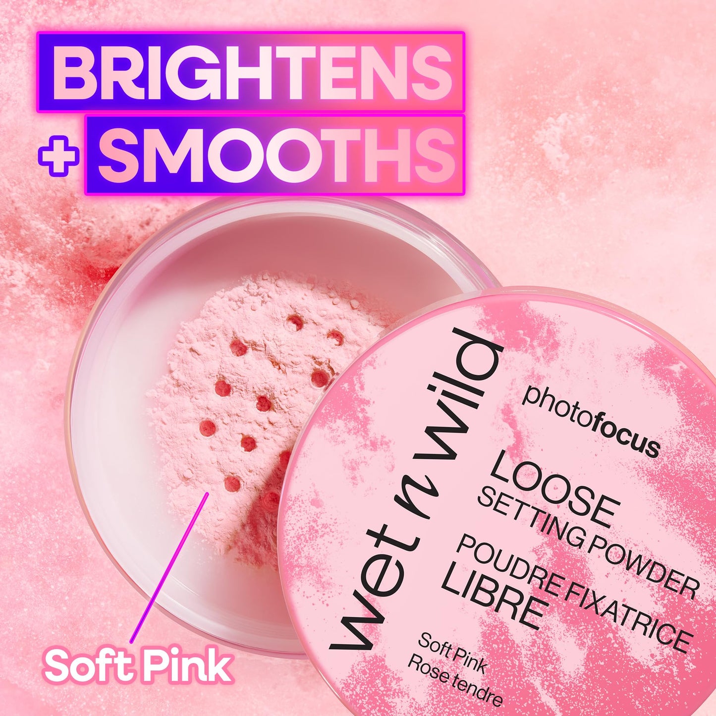 wet n wild Photo Focus Loose Setting Powder, Lightweight Silky Formula, Radiant Tint for a Luminous Glow, Blurring & Oil-Control