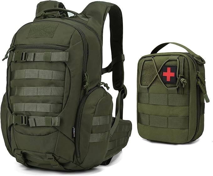 Mardingtop 28L Tactical Backpack+Molle Tactical Utility Pouch