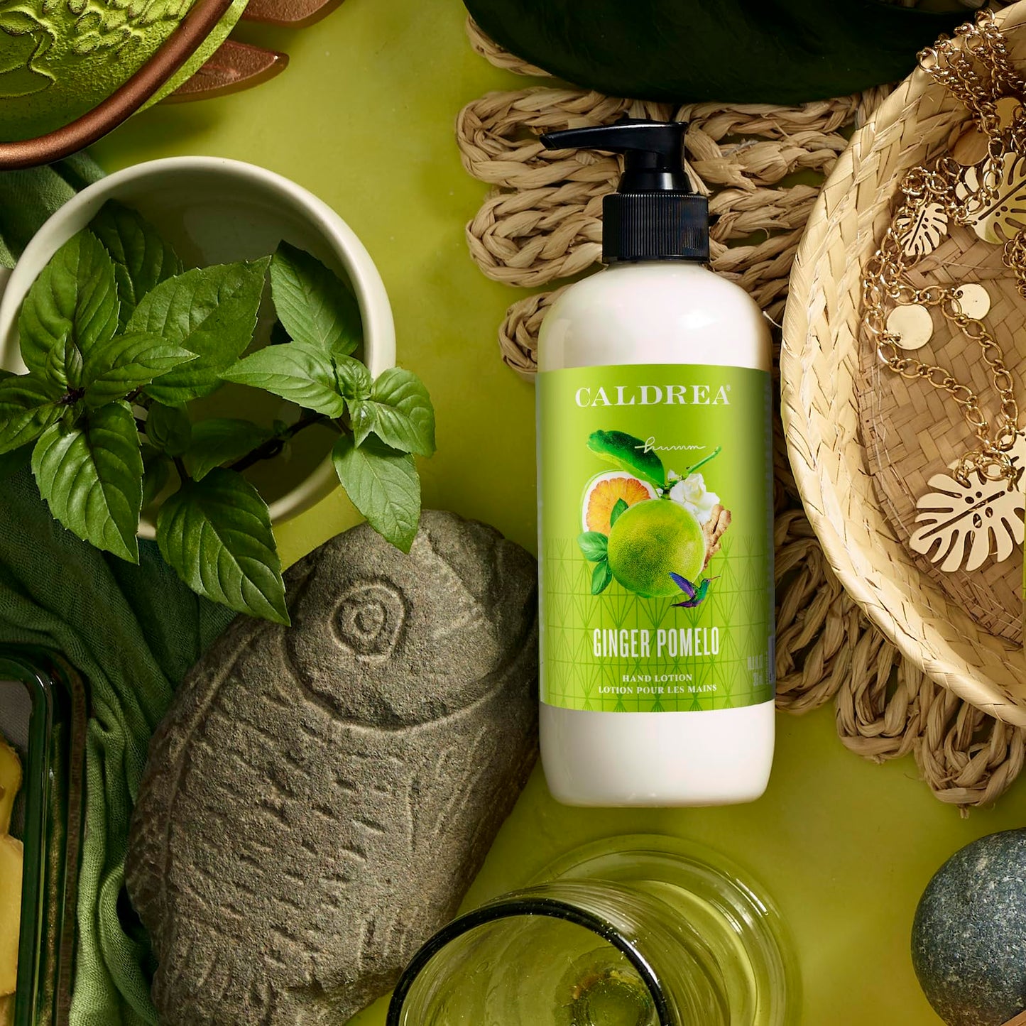 Caldrea Hand Lotion, For Dry Hands, Made with Shea Butter, Aloe Vera, and Glycerin and Other Thoughtfully Chosen Ingredients, Gi