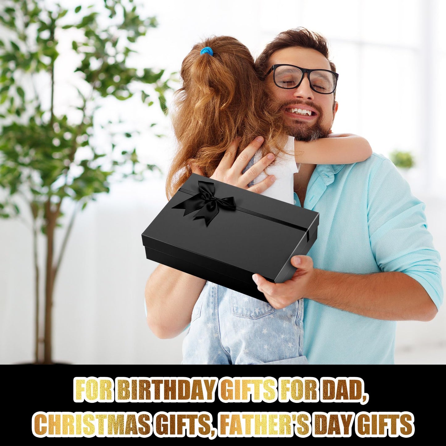 Skylety 12 Pcs Birthday Gifts for Men Set Father Gift Baskets for Men Him Retirement Thank You Presents with Box for Male Dad Husband Boyfriend Coworker Brother Coworker Christmas(Cute Boy)