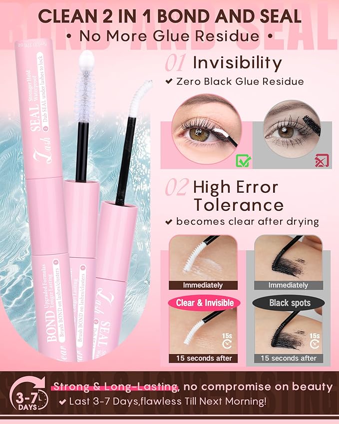 Wispy Manga Lash Clusters Kit Natural Eyelash Clusters Kit Fairy Cluster Eyelash Extensions Anime Individual Lashes C Curl Lash Extension Kit Waterproof DIY Eye Lashes Cluster Glue