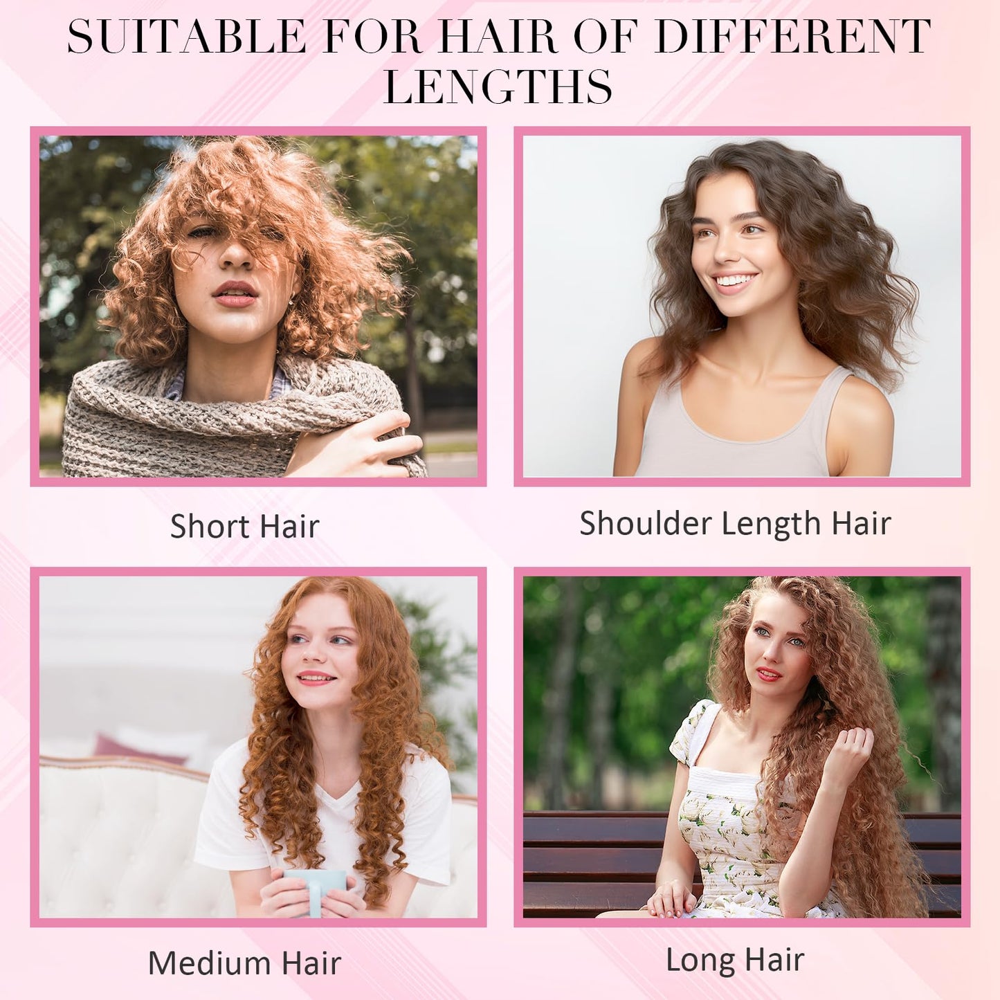 AOZUO Heatless Curling Rod Headband, Heatless Hair Curler Heatless Curls Overnight for Short Long Hair No Heat Overnight Curls w