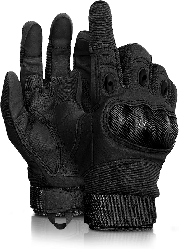 DXM SPORTS Motorcycle Gloves for Men and Women, Hard Knuckle Full Finger Touchscreen Motorbike Gloves for BMX ATV MTB Ridi...
