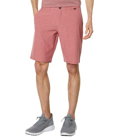 TravisMathew Sand Harbor Heather Garnet Rose 40