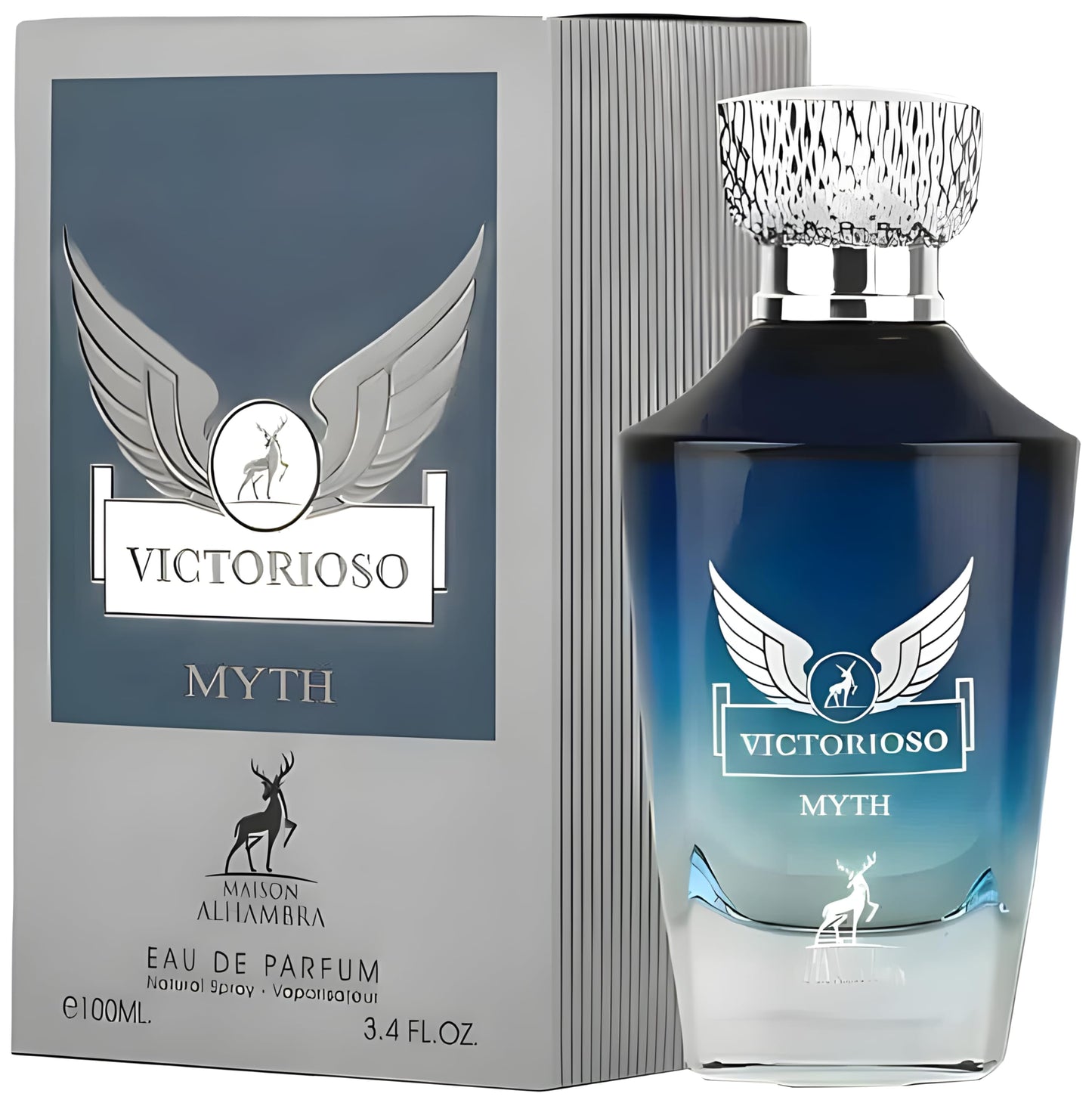 Maison Alhambra Victorioso Myth Eau de Parfum Spray for Men, 3.4 Ounce