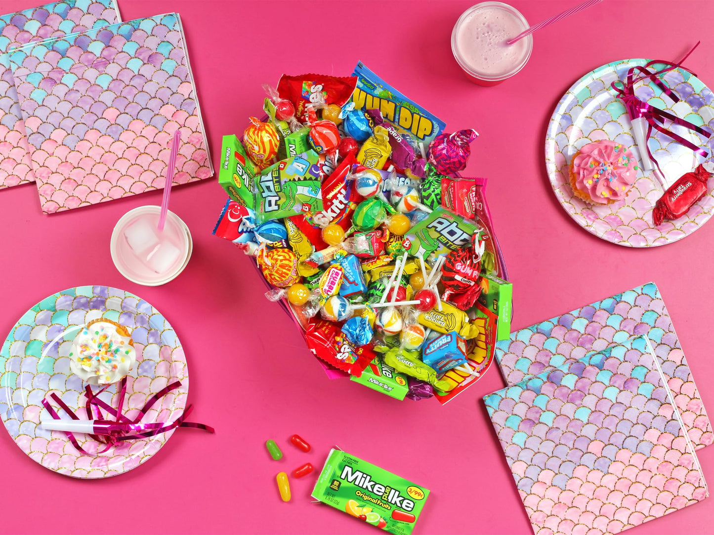 Candy Assortment Bulk - 8 Pounds - Back To School Candies - Halloween Variety Pack - Bag Individually Wrapped - Summer Pinata Filler Candies
