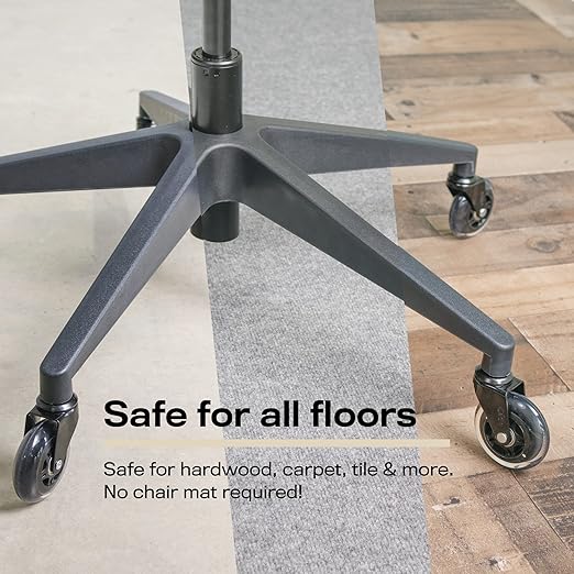 The Office Oasis Original Roller Style Office Chair Wheels (As Seen On PBS) - Only Compatible with IKEA Brand Chairs