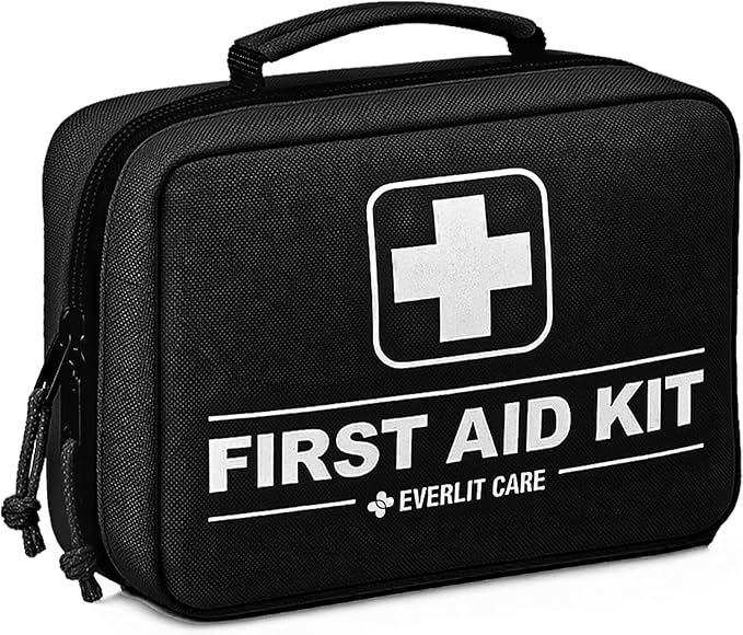 Everlit Care 380 Pcs First Aid Kit All-Purpose Medical Essential Kit for Cuts, Scrapes, Burns, Emergency Preparedness | fo...