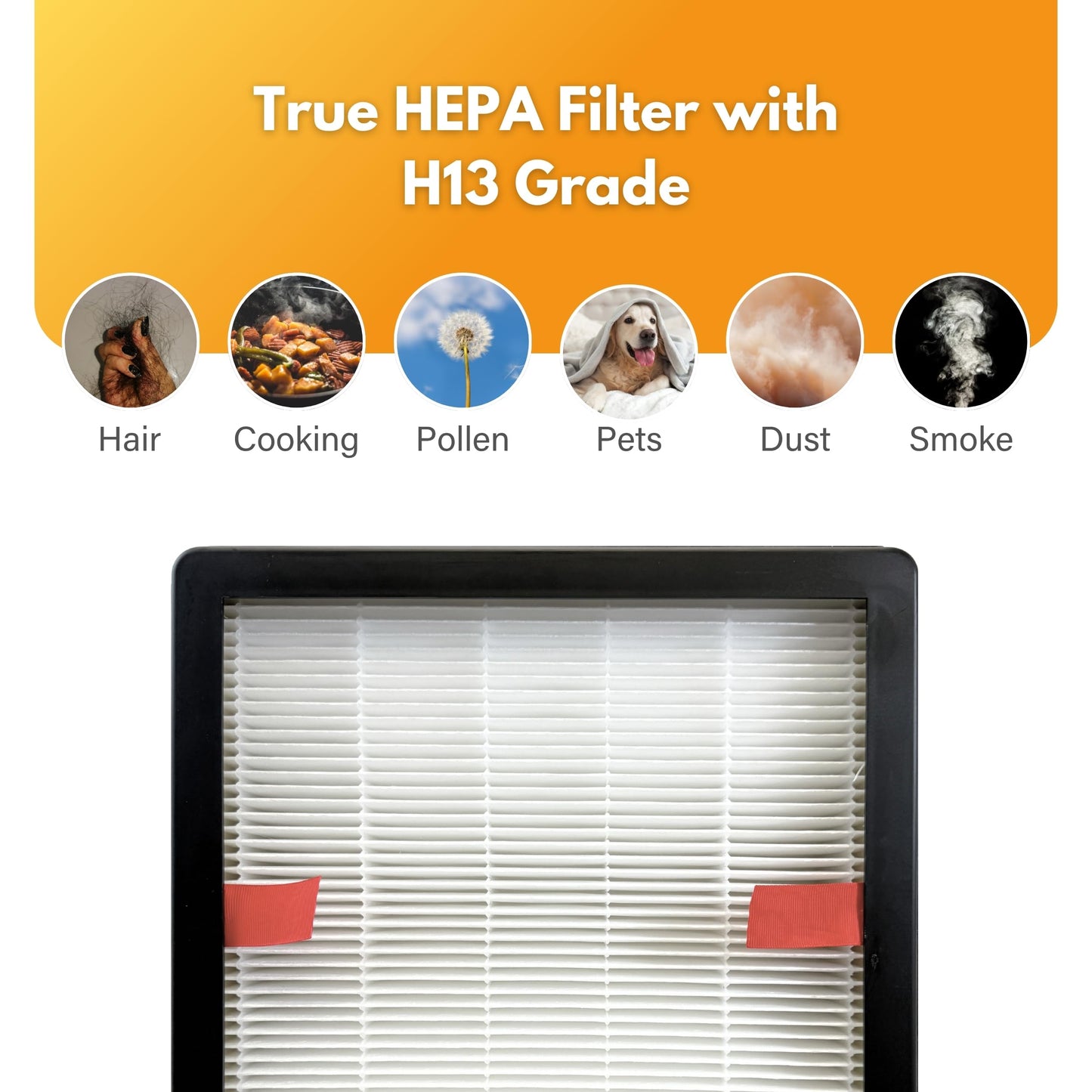 Filter-Monster Replacement Filter Compatible with Aeris Aair 3-in-1 Pro Air Purifier Filter