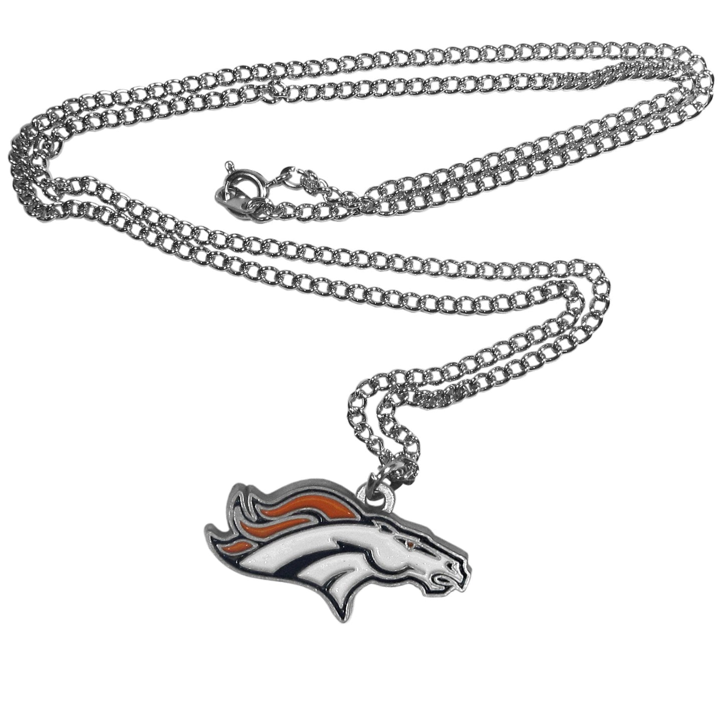 NFL Siskiyou Sports Fan Shop Denver Broncos Chain Necklace 22 inch Team Color