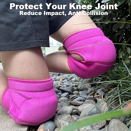 Knee Pads for Kneeling Work, Soft Garden Knee Pad for House Cleaning Worker, Waterproof Foam Cushion, Safety Knee Protector for Flooring and Carpet Installers, Prefect Gifts for Mens Womens for Christmas, Pink L (1 Pair)